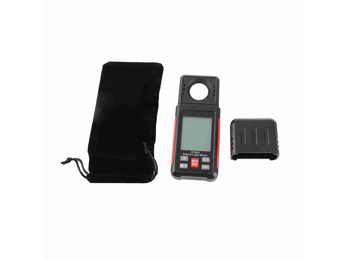 Medidor De Iluminância Digital Com Tela Lcd E Suporte De Hold De Dados