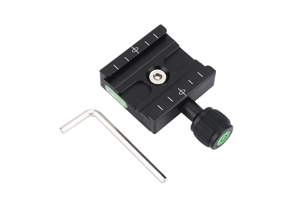 Placa De Liberación Rápida De Metal Con Abrazadera Para Accesorios De Cámara