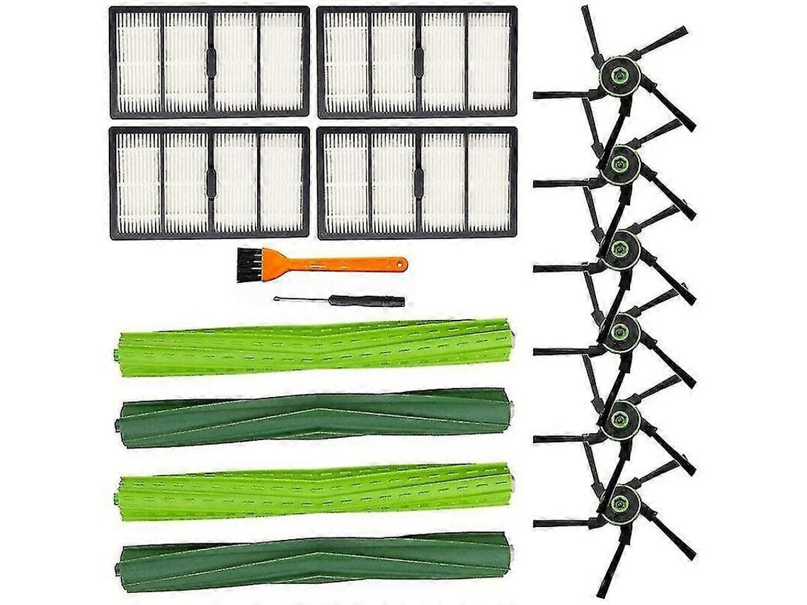 Filtro E Escova Lateral Giratória Para Irobot Roomba S9, S9+