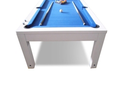 Bilhar Snooker VENTE-UNIQUE.PT (Azul e Branco - Aglomerado e derivados de madeira - 207.2x114.2x78.5 cm)