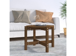 Vidaxl Mesa De Centro Ø 62,5x45 Cm Madeira Pinho Maciça Castanho-mel