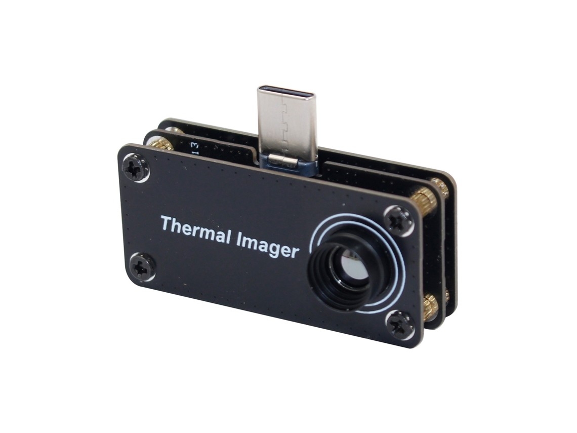 Infrared Thermal Imaging Camera (20℃-1000℃), Multifunctional Handheld Camera, Gold Black Light.