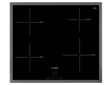Placa de Indução BOSCH PUE645BB1E (Elétrica - 58.3 cm - Preto) — Elétrica de Indução | Largura: 58.3 cm
