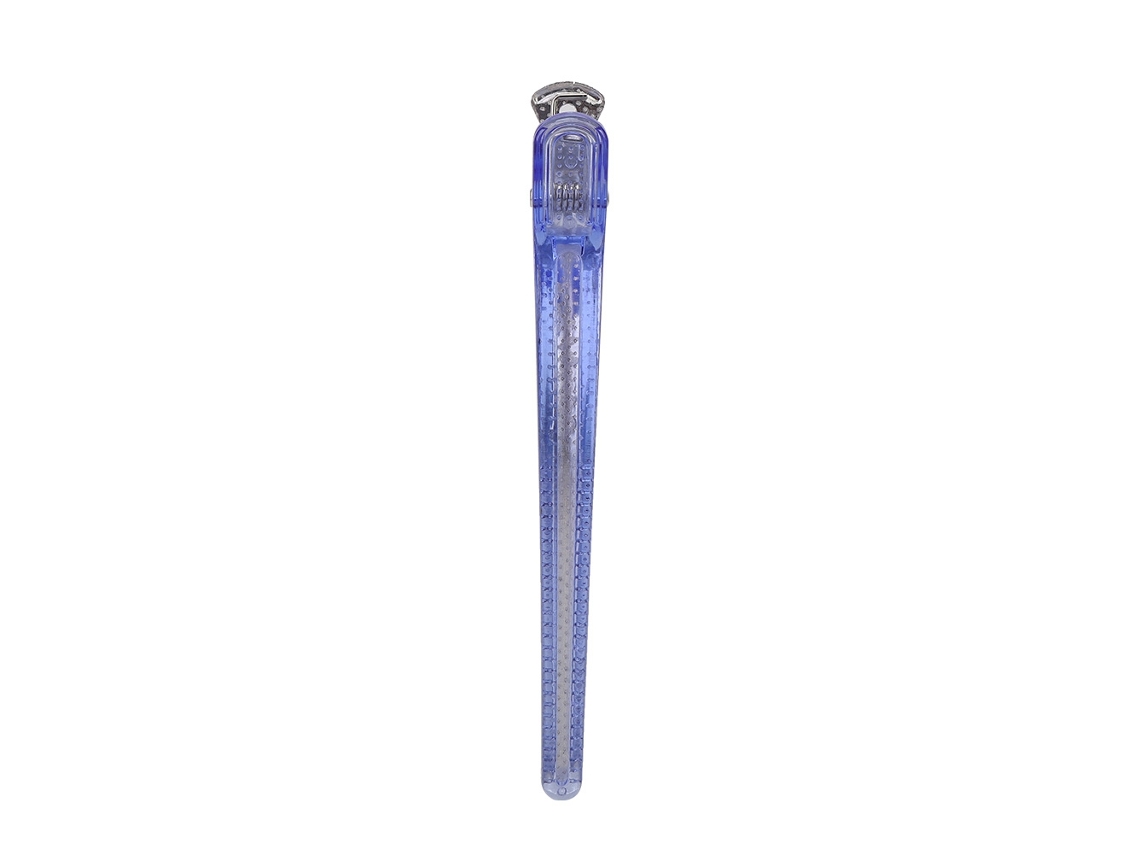 2026 10 Unidades de Pinças de Cabeleireiro de Plástico Antiderrapante para Penteado (azul Escuro)