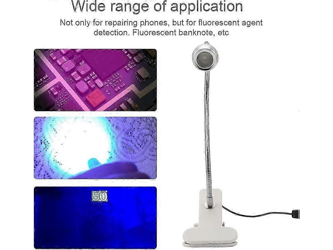 Lâmpada Uv/led Para Unhas, 3 W, Com Alimentação Usb, Para Gel E Manicure, Elysve