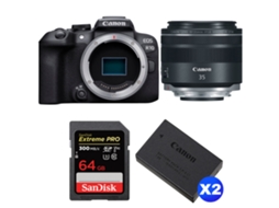 Eos R10 + Rf 35mm F1.8 Is Macro Stm + 1 Sandisk 64gb Uhs ii 300mb/s + 2 Canon Lp e17 + Ebook “20 Dicas para Fotos Que Impressionam” CANON