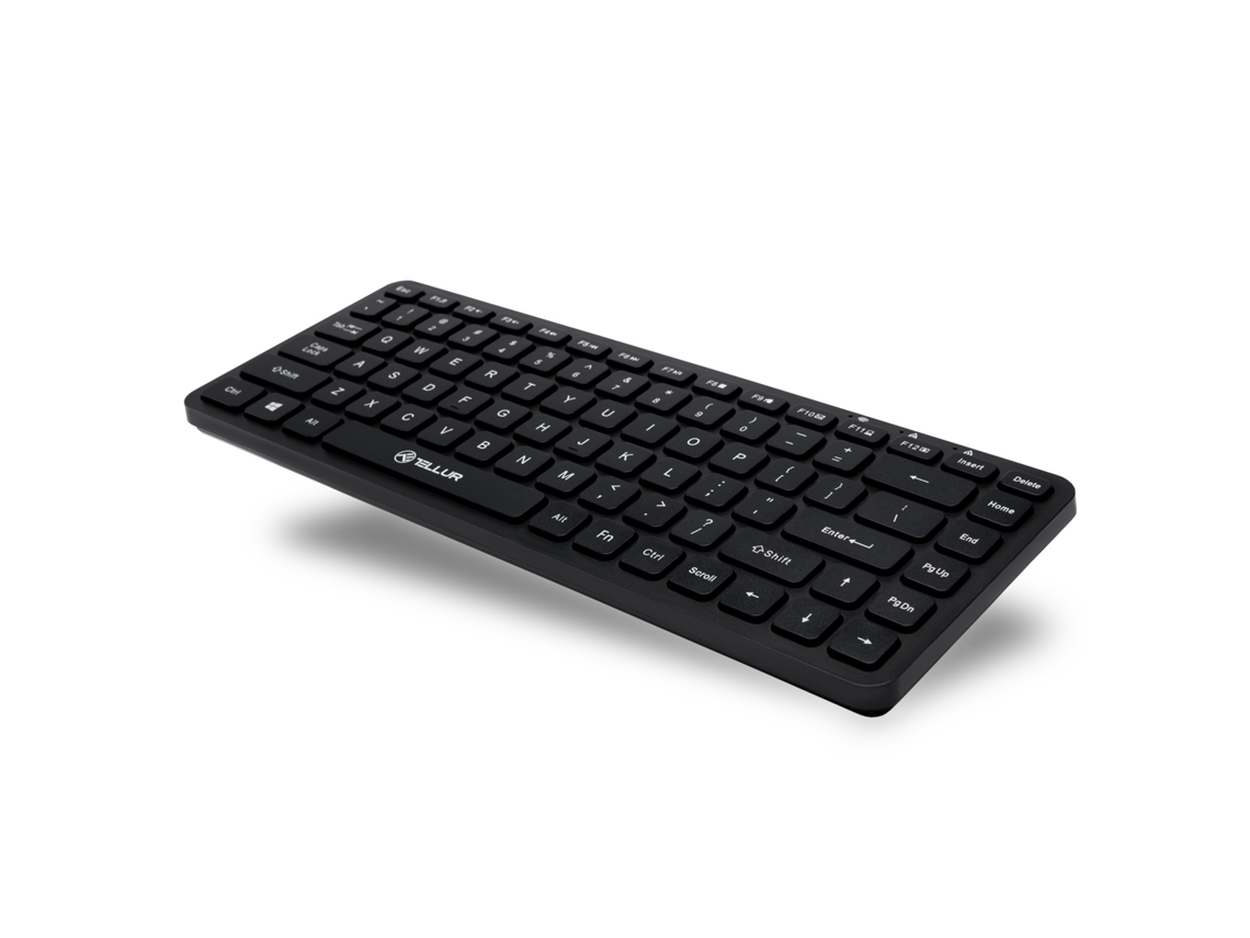 Teclado Sem Fio Mini Preto TELLUR