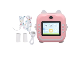 Aetheria câmera Digital de Impressão para Crianças com Tela Ips 2.4 Polegadas 48mp Rosa Cute Infantil