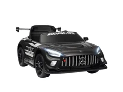 Carro Elétrico para Crianças Mercedes amg Gt3 Evo12v com Controlo Remoto 2,4g e Motor Duplo 115x66x44 Cm Preto PROFESIA BOYANG
