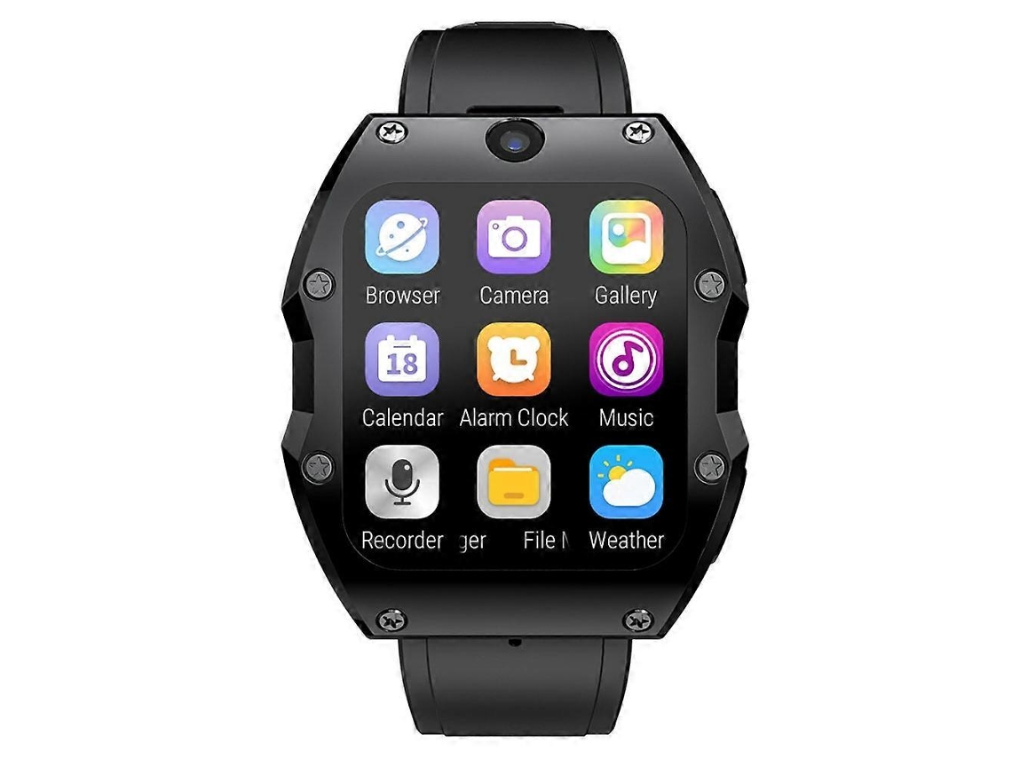 Relógio Inteligente Esportivo Lokmat Appllp 3 Max Com Tela De 2,02 Polegadas, Chamadas 4g, Resistente À Água E Com Sos.