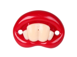 Primerox chupeta Divertida para Bebês Recém nascidos Chupeta de Dentes Presente para Meninos e Meninas