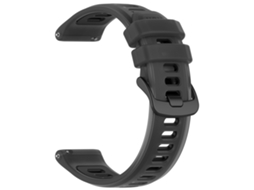 Bracelete Para Garmin Bounce (20mm) Preto Cuich