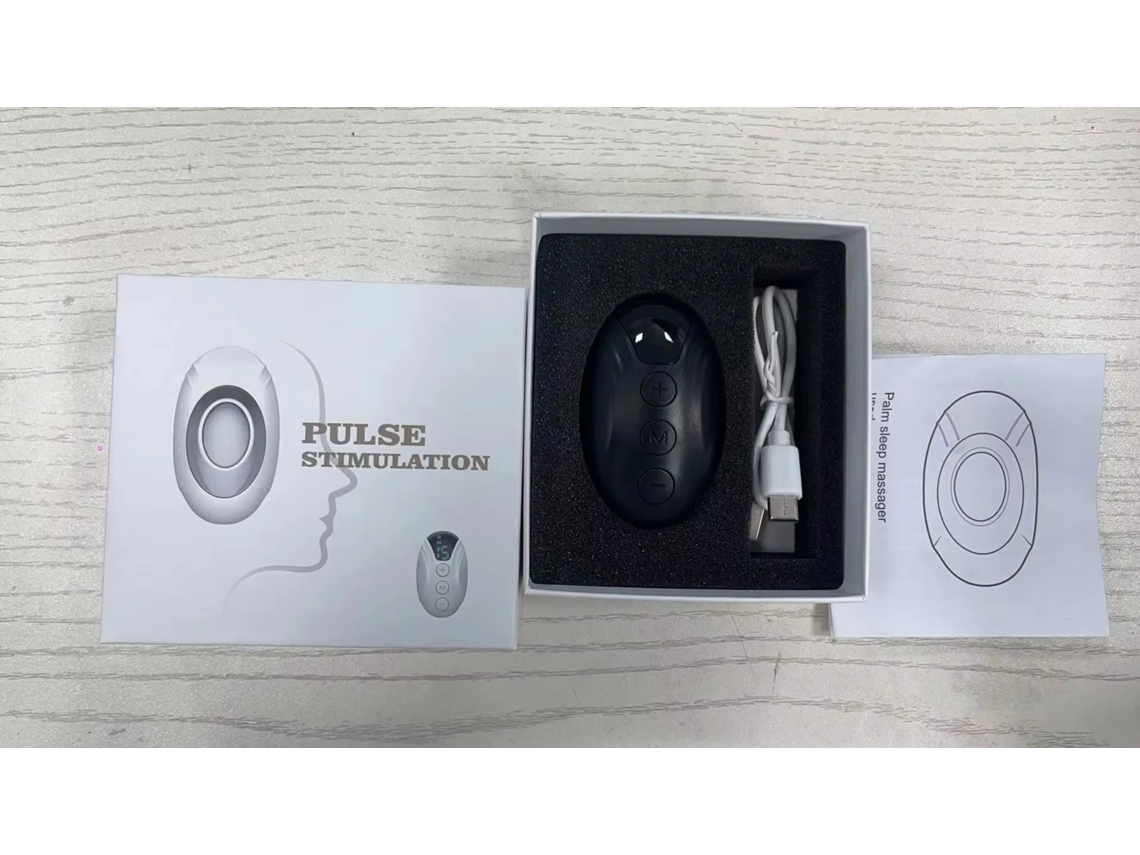 Dispositivo Portátil para Auxiliar no Sono e Aliviar a Insônia Hipnose por Microcorrente Ces MDUG (preto)