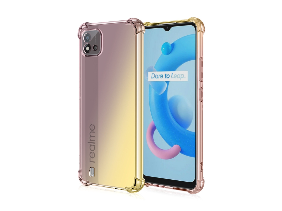 Capa De Celular Com Cores Em Degradê Para Proteção Contra Impactos.preto E Dourado - Oppo A5 Pro 5g Internacional
