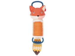 Acordeão de pelúcia Yncm-Fox para bebês, instrumento musical sensorial iluminado e animado para educação infantil.