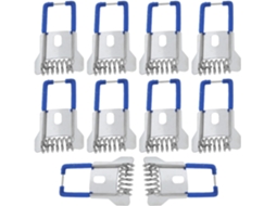 Conjunto De 10 Presilhas De Mola Para Spots De Iluminação Embutida, Clipes Metálicos Tipo T 11x40 Mm Gokoco