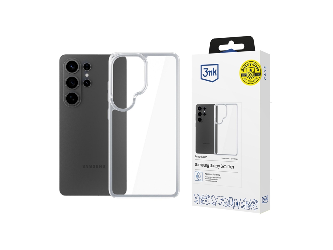 Capa Protetora 3mk Armor Para Samsung Galaxy S26 Ultra, Alta Resistência A Quedas.
