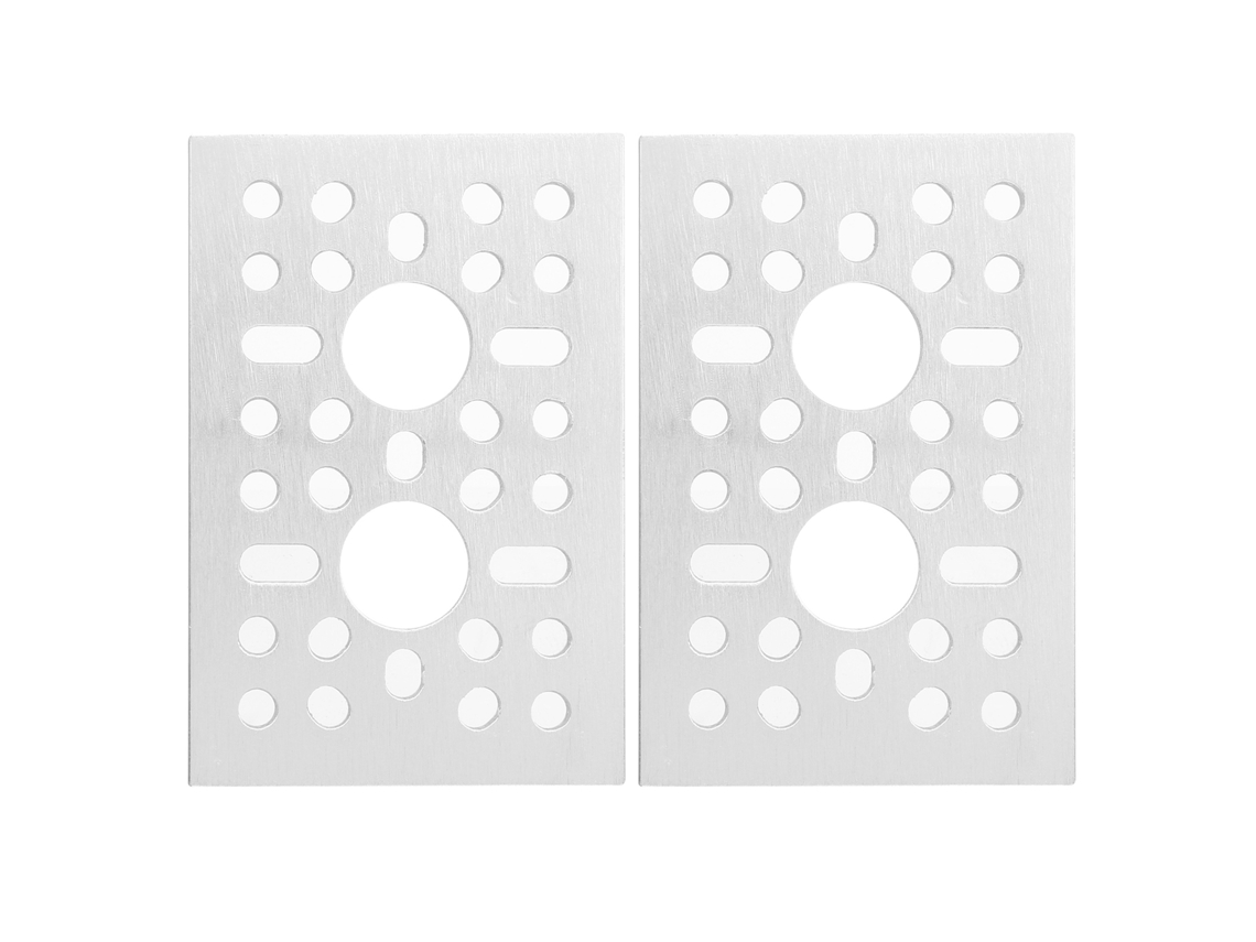 Painel de malha de alumínio para parede, 2 peças, para componentes de controle industrial 3123-0048-0072
