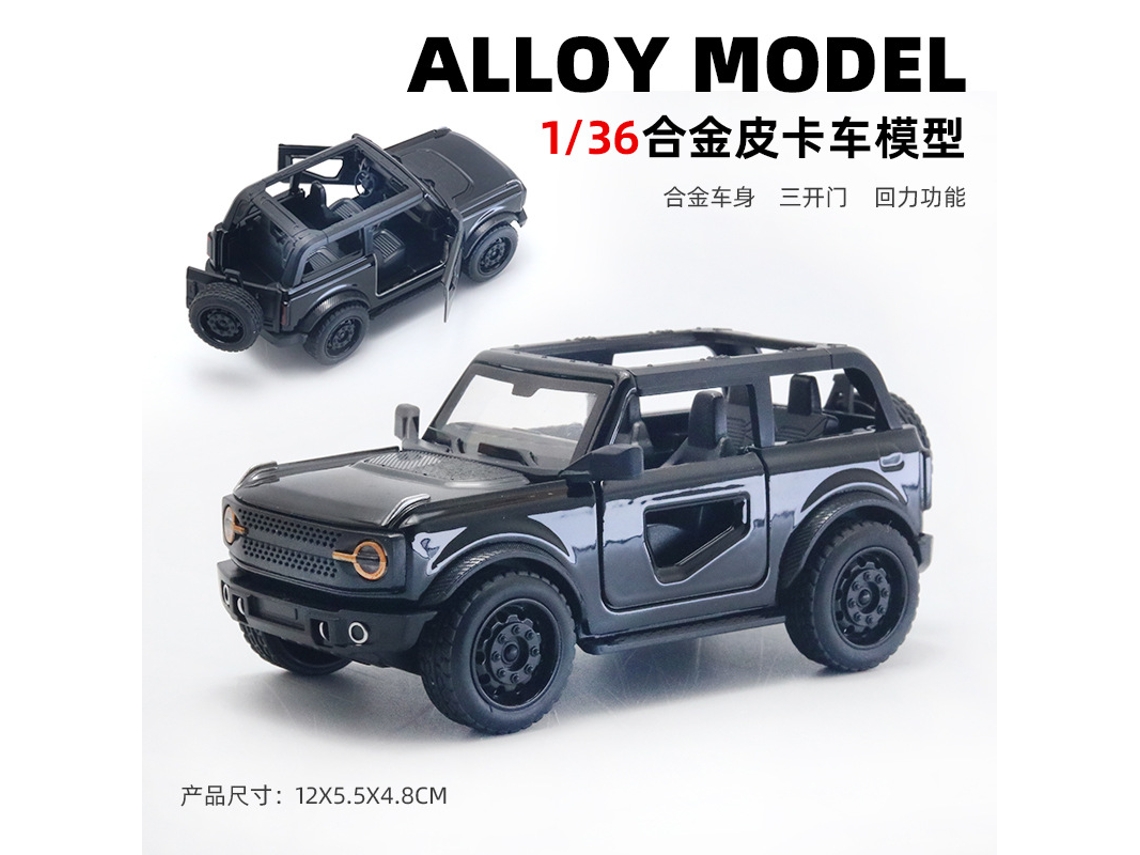 Miniatura de Carro em Escala 1/36, Feita em Metal Fundido, Presente para Crianças. MDUG