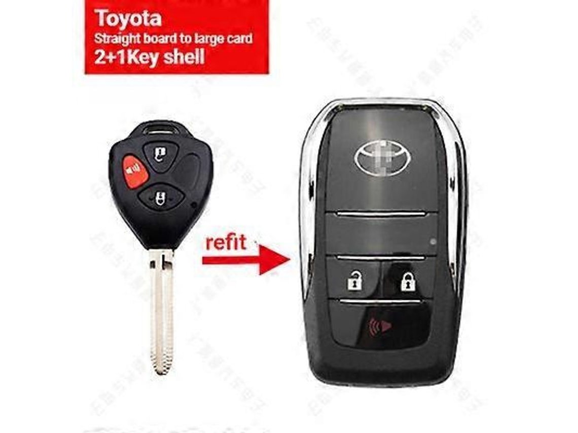 Carcasa Plegable Para Chave Toyota Corolla Camry Rav4 Ruizhi Ysk445 2-1 Botões Ysk445 Toyota Carcasa Plegable 2-1 Llave