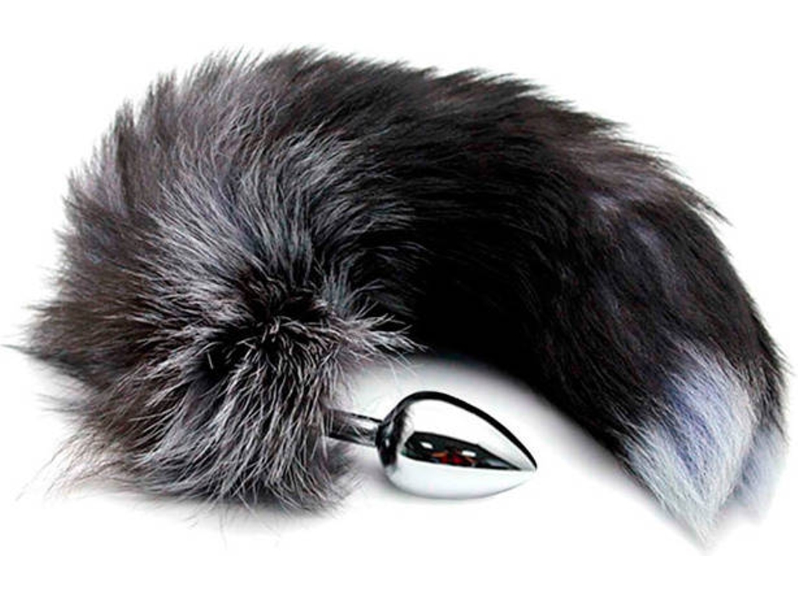 Metal Fox Tail Anal Plug (size: S)