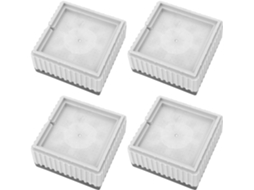 Conjunto De 4 Protetores Antiderrapantes Para Móveis E Pisos, Com Elevação Para Os Pés, Ideais Para Geladeiras