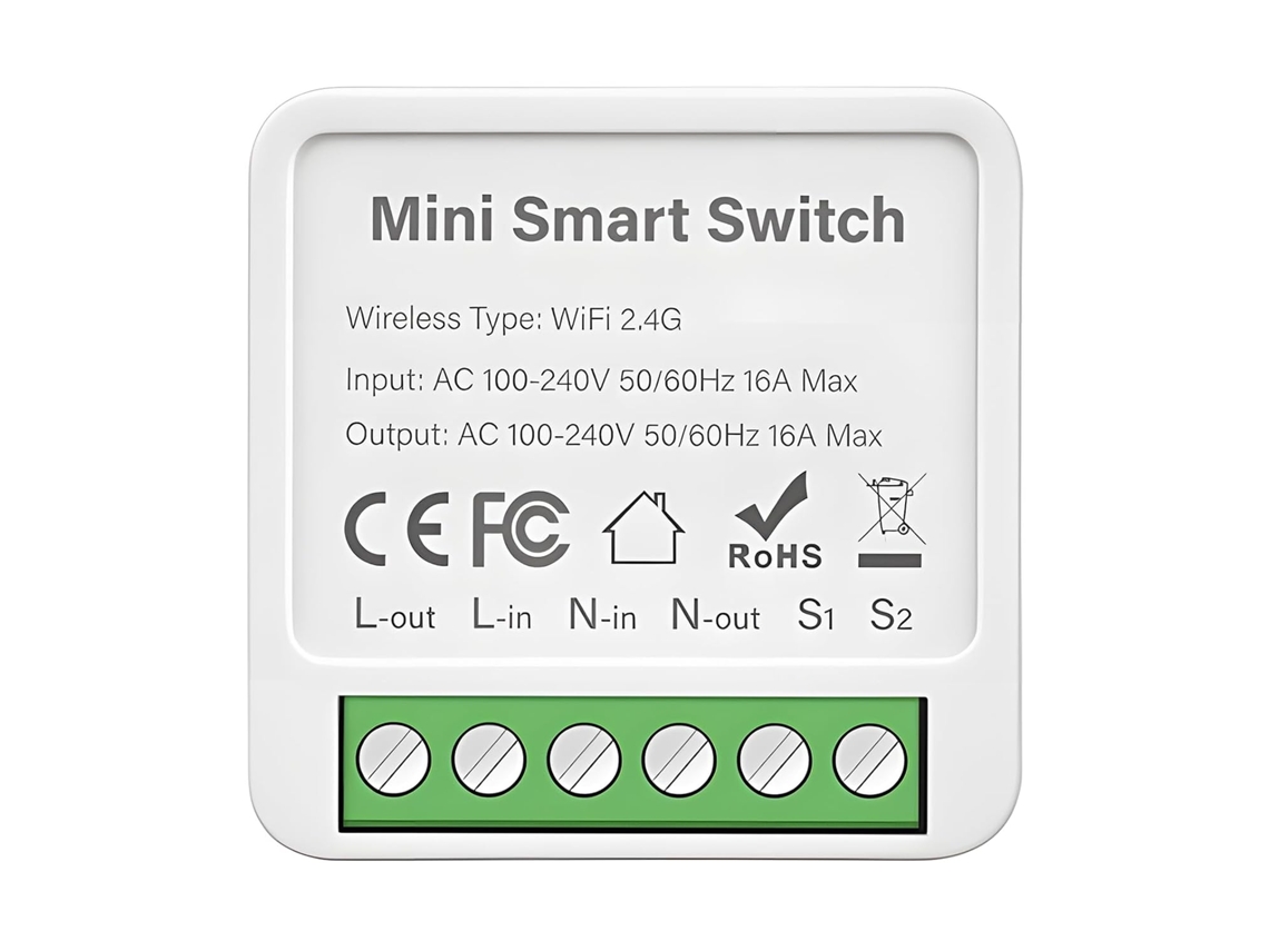 Módulo De Disjuntor Parede Diy Com Controle Bidirecional, Temporizador E Controle De Voz, Compatível Com Interruptor