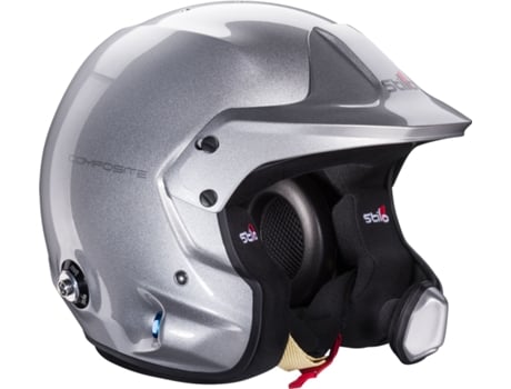 Capacete STILO Venti Wrc Rally Composite Snell Sa2020 Fia 8859-15 Hans Fia8858-10 Cinzento/Interior Preto 63