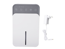 Desumidor de plástico mini desktop de 1500ml, silencioso com temporizador para casa e quarto LAXISCREED
