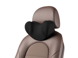 2026 almohada Cervical Ergonómica de Espuma de Memoria para Coche Oficina, Diseño Corazón, 2 Piezas Negras