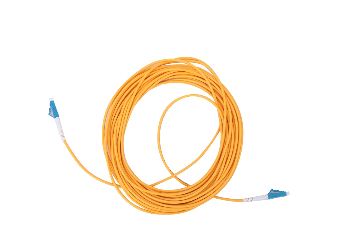 Patch Cord De Fibra Óptica De Modo Simples Lc/upc Para Lc/upc, 10m, Jaqueta Pvc