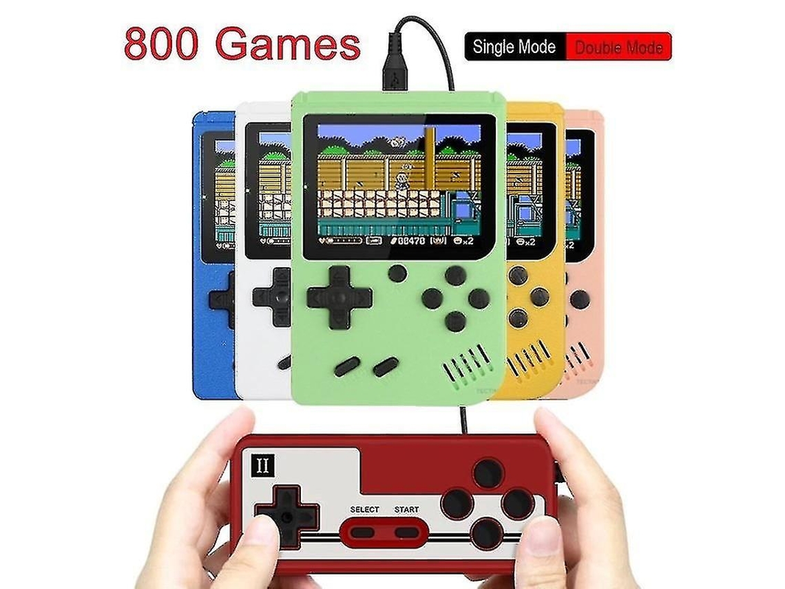 Console De Videogame Retrô 800 Em 1, Player De Videogame Portátil De Bolso, Console De Videogame Para Tv, Saída Av Mini H Ly Ebike