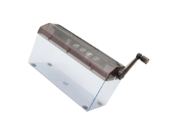 Triturador Manual Para Uso Doméstico Triturador De Manivela Portátil Para Documentos Financeiros E Papel A4 Design Manual Compacto PENGDSJE (preto)
