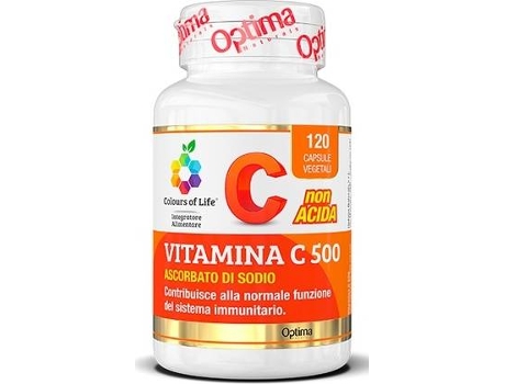 Suplemento Alimentar COLOURS OF LIFE Vitamina C (120 cápsulas vegetais)
