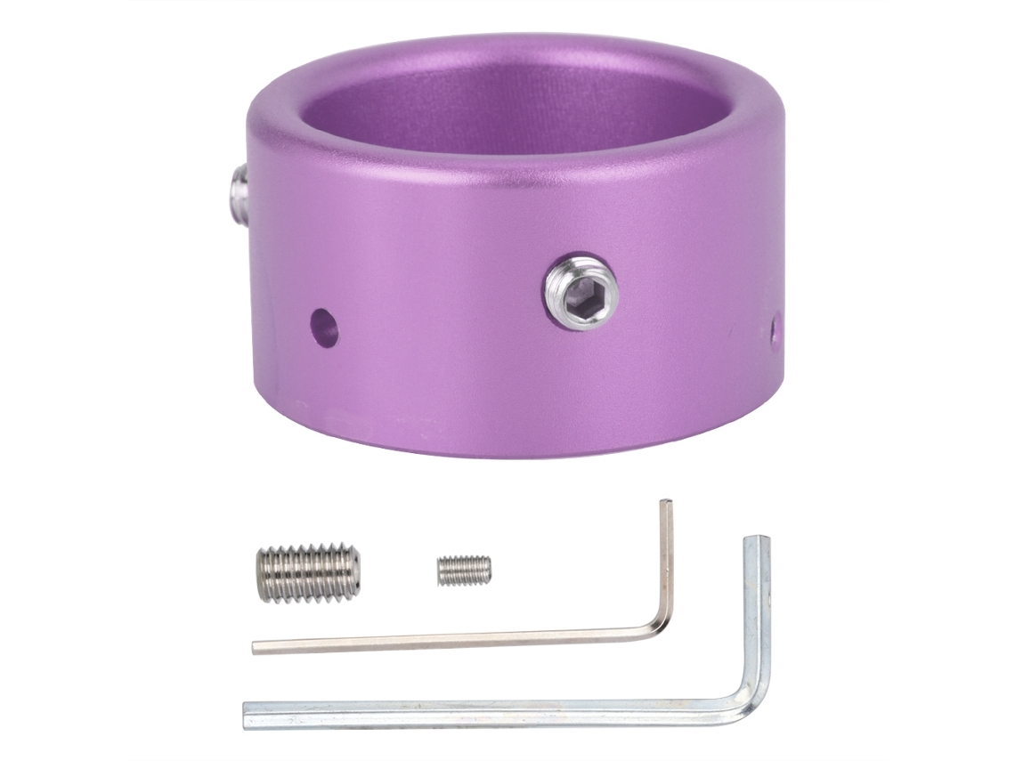 Hh alm01 Anel de Alarme Grande em Liga de Alumínio para Carro, com Ventosa e Sensor de Borda, Roxo CHABERLU