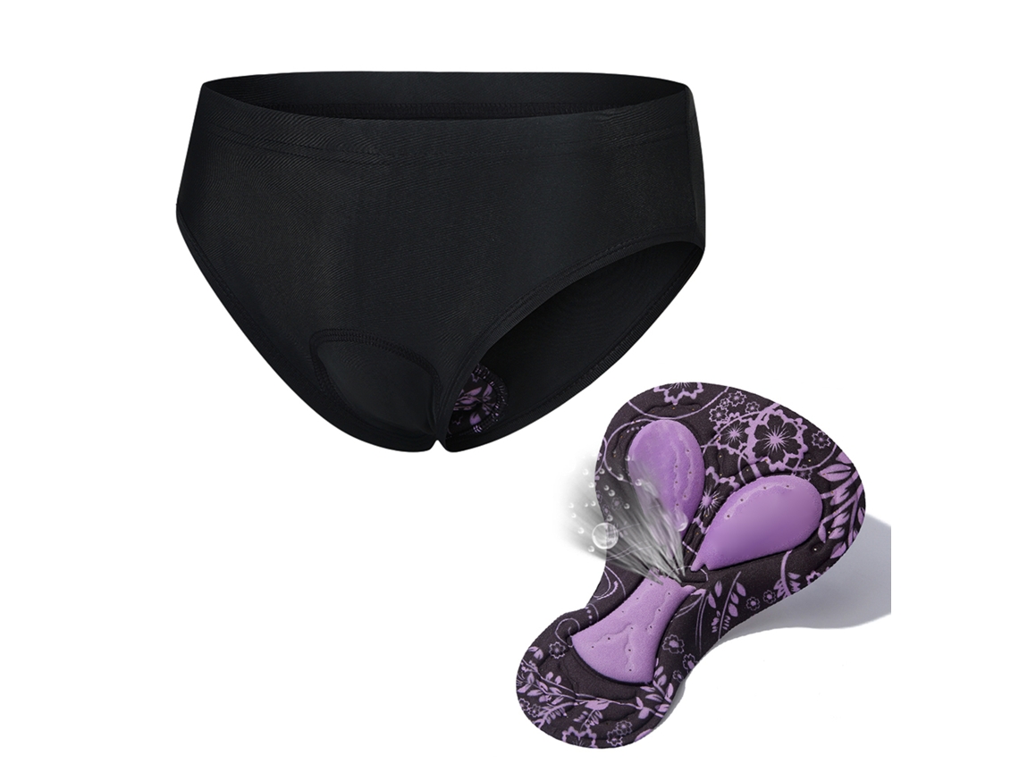 Calcinha de ciclismo feminina com espuma gel S/MARCA