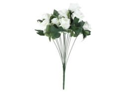 Rosas Artificiais de Seda com Caule Longo para Decoração de Casamento | S/MARCA
