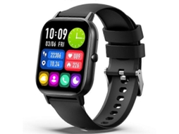 Relógio inteligente C23 com tela grande HD de 2,01 polegadas, monitor de saúde, relógio esportivo Bluetooth com suporte para bicicleta elétrica