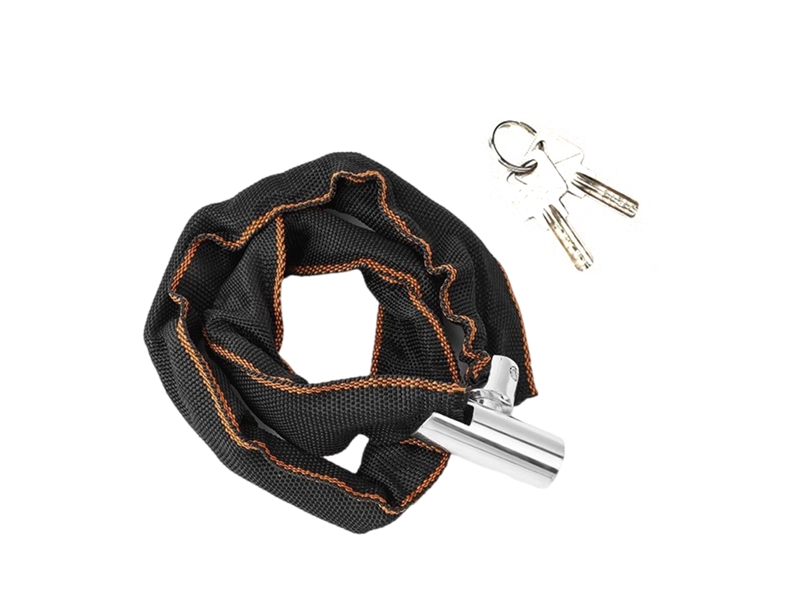 Cadeado antirroubo portátil para mountain bike Slowmoose com corrente de segurança