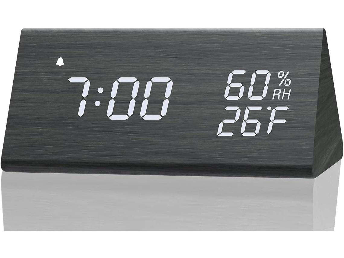 Despertador, Visor Eletrônico De Led, 3 Configurações De Alarme Yiy Slowmoose