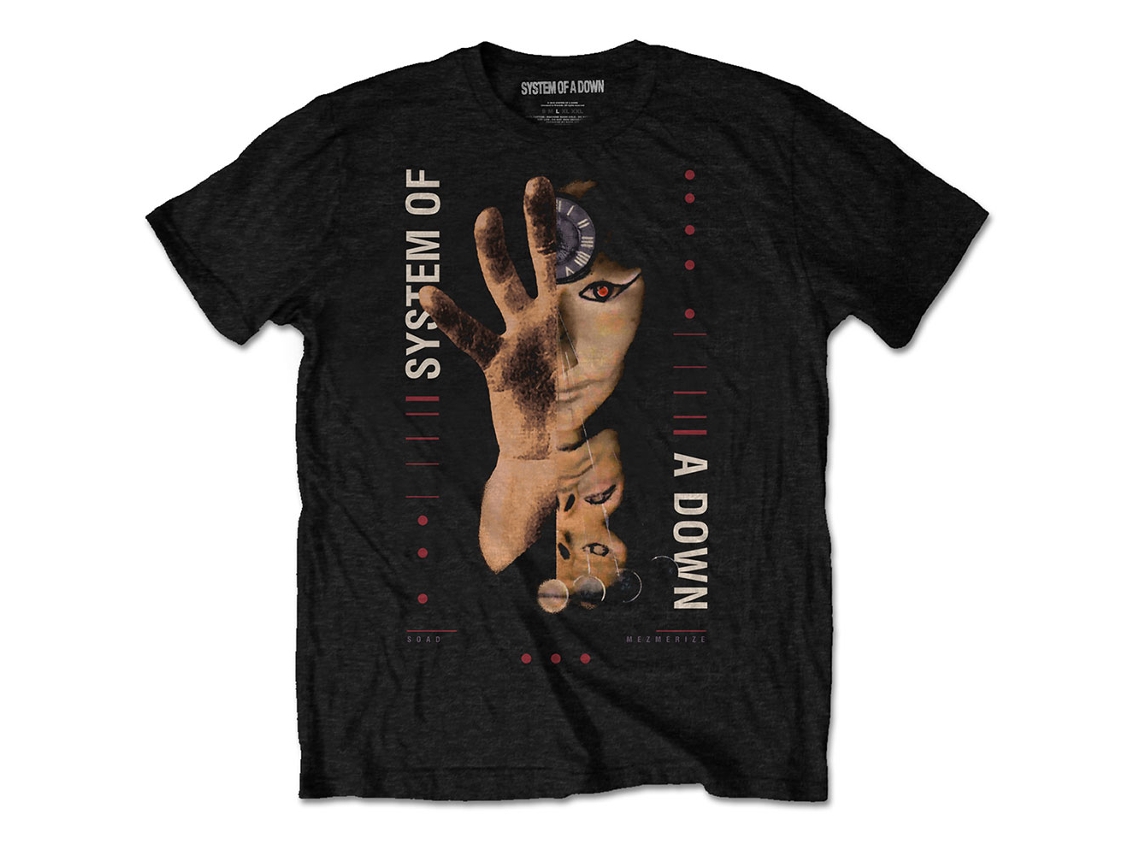 T-Shirt ROCK OFF System Of A Down - Pharoah Preto (Tamanho: L)