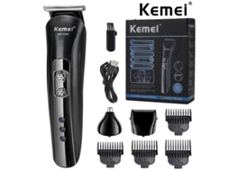 Barbeador Elétrico 3 em 1 Recarregável Via Usb com Máquina de Cortar Cabelo, Aparador Profissional de Barba e Pelos do Nariz. MDUG