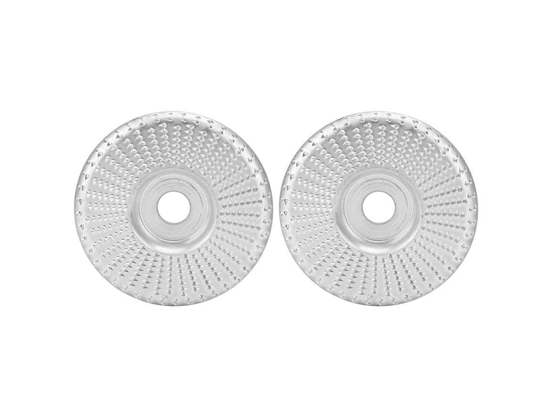 2 Peças Disco De Lixa Para Usinagem Roda De Esmeril Aço Carbono C45 Prata Para Amoladora Angular