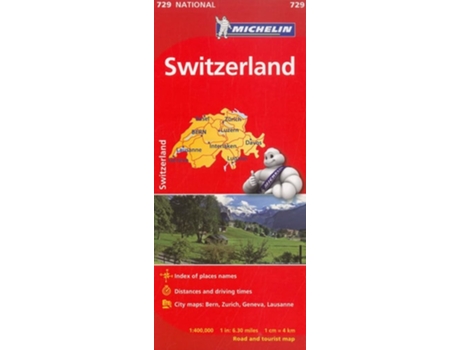 Livro M. National Suiza De Michelin (inglês)