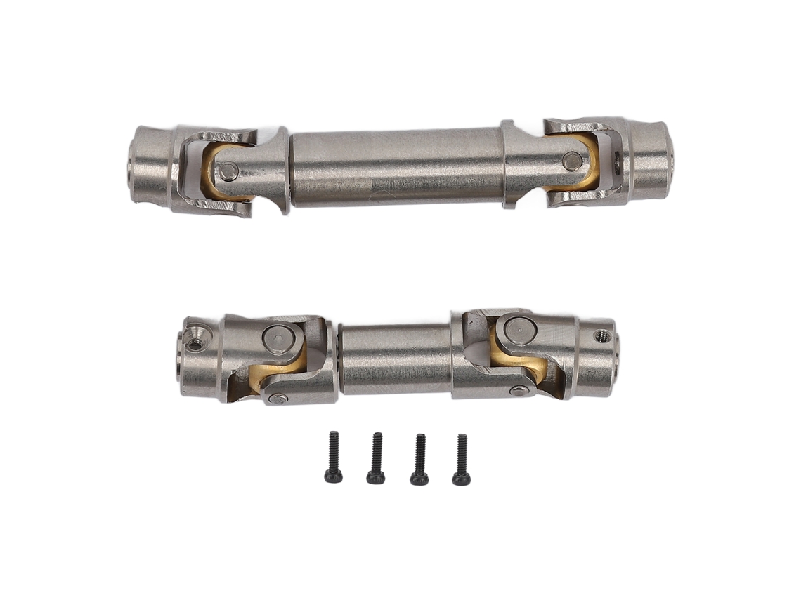 Mali eixo de Transmissão Inox Dianteiro Traseiro Central para Carro Rc Traxxas Trx4m 1/18 Prata