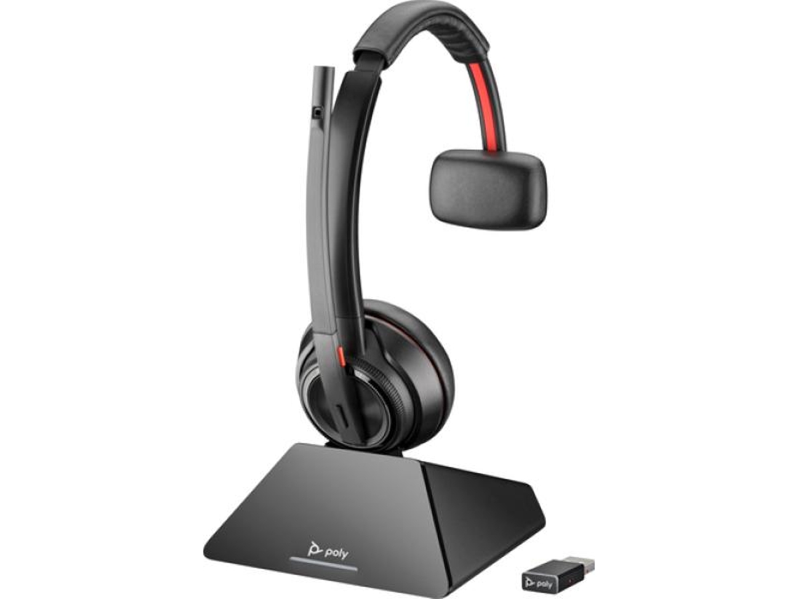 Poly Headset Monoaural Savi 8210 Office Dect 1880 1900 Mhz Com Usb A Hp