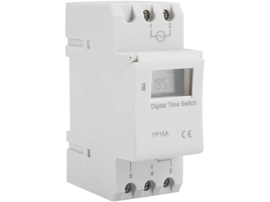 Qcwwy Interruptor Temporizador Digital Programável 16a Visor Lcd