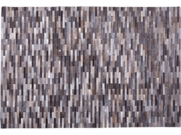 Tapete Ahilli (Castanho - Pele Genuína - 140x200x0.6 cm)