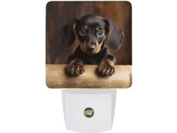 Luz Noturna Led Cães, Com Sensores De Luz Banheiro, Corredor, Escadas, Quarto E Cozinha