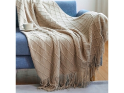 Cobertor Boho Decorativo E Versátil De Algodão Reciclado Supermacio, Pré-lavado, Para Sofá, Casa De Fazenda, Cama, Etc.-aquaforge